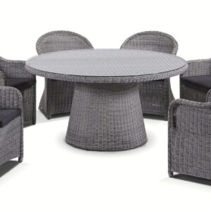 wp-image-tigress-36587.jpg "Seychelles" Hamptons Style 7 Piece Outdoor Dining Setting 150cm Table with 6 Chairs, Brushed Grey (RRP $4999)
