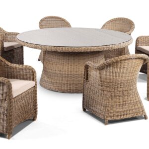 wp-image-tigress-36591.jpg "Seychelles" Hamptons Style 9 Piece Outdoor Dining Setting 180cm Table with 8 Chairs, Brushed Wheat (RRP $6499)