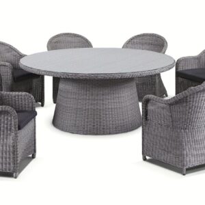 wp-image-tigress-36594.jpg "Seychelles" Hamptons Style 9 Piece Outdoor Dining Setting 180cm Table with 8 Chairs, Brushed Grey (RRP $6499)