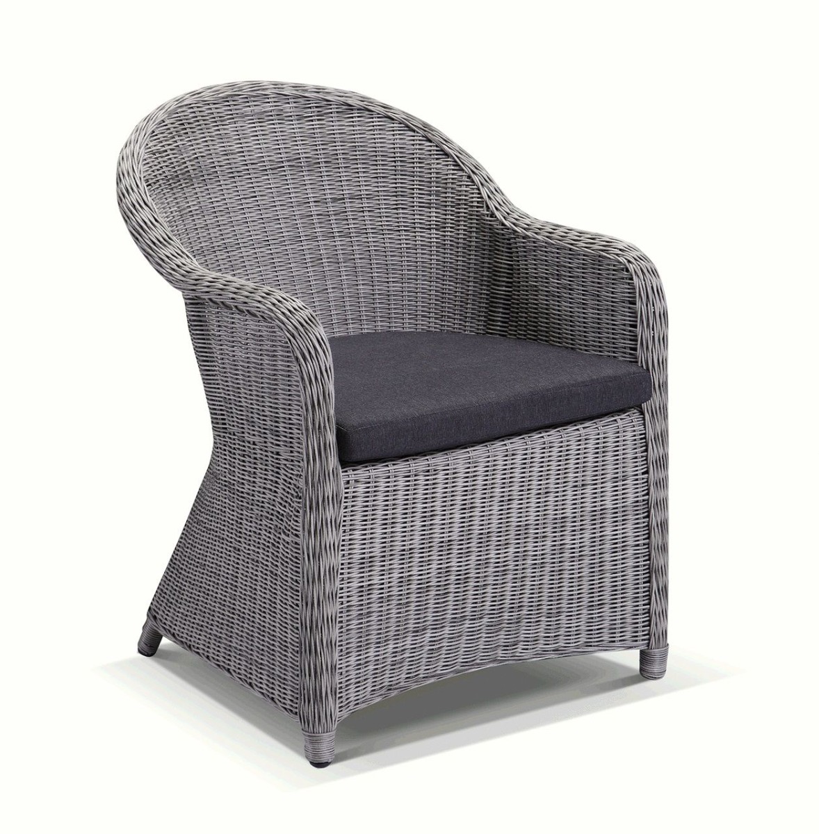 "Seychelles" Hamptons Style 9 Piece Outdoor Dining Setting 180cm Table with 8 Chairs, Brushed Grey (RRP $6499) - Image 2