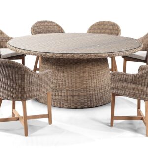 wp-image-tigress-36609.jpg "Seychelles" Hamptons Style Outdoor Dining Setting 180cm Table with 8 Malibu Chairs, Brushed Wheat (RRP $6999)