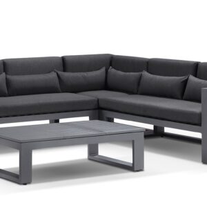 wp-image-tigress-36747.jpg "Hawaii" Hamptons Style Modular Lounge Setting with Coffee Table in Charcoal with Denim Grey Cushions
