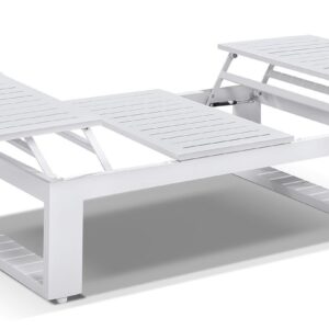 wp-image-tigress-36780.jpg "Hawaii" Hamptons Style Outdoor Lift Up Aluminium Coffee Table in White, L120cm x D70cm x H36cm