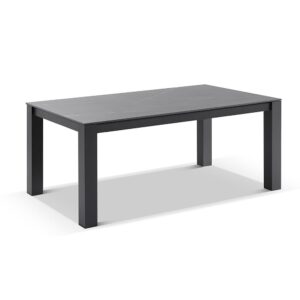 wp-image-tigress-36849.jpg "Hawaii" Hamptons Style Outdoor Ceramic & Aluminium 1.8m Table in Charcoal