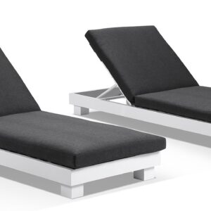 wp-image-tigress-37393.jpeg "Hawaii" Hamptons Style Aluminium Sun Lounge Set in White with Denim Grey Cushions