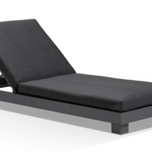 wp-image-tigress-37413.jpg "Hawaii" Hamptons Style Aluminium Sun Lounge in Charcoal with Denim Grey Cushions