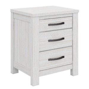 wp-image-tigress-37642.jpg "Avalon" Hamptons Style Coastal Timber 3 Drawer Bedside Table, White Wash 50x40x60cm (RRP $449)