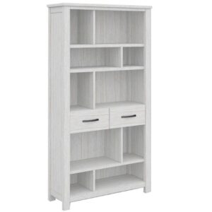 wp-image-tigress-37660.jpg "Avalon" Hamptons Style Coastal Timber Bookcase, White Wash 100x36x190CM (RRP $1499)