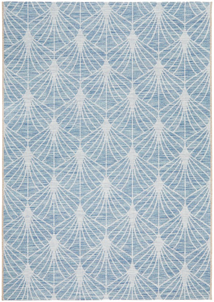 "Terrace" Hampton Style Outdoor/Indoor Rug 5502, Blue