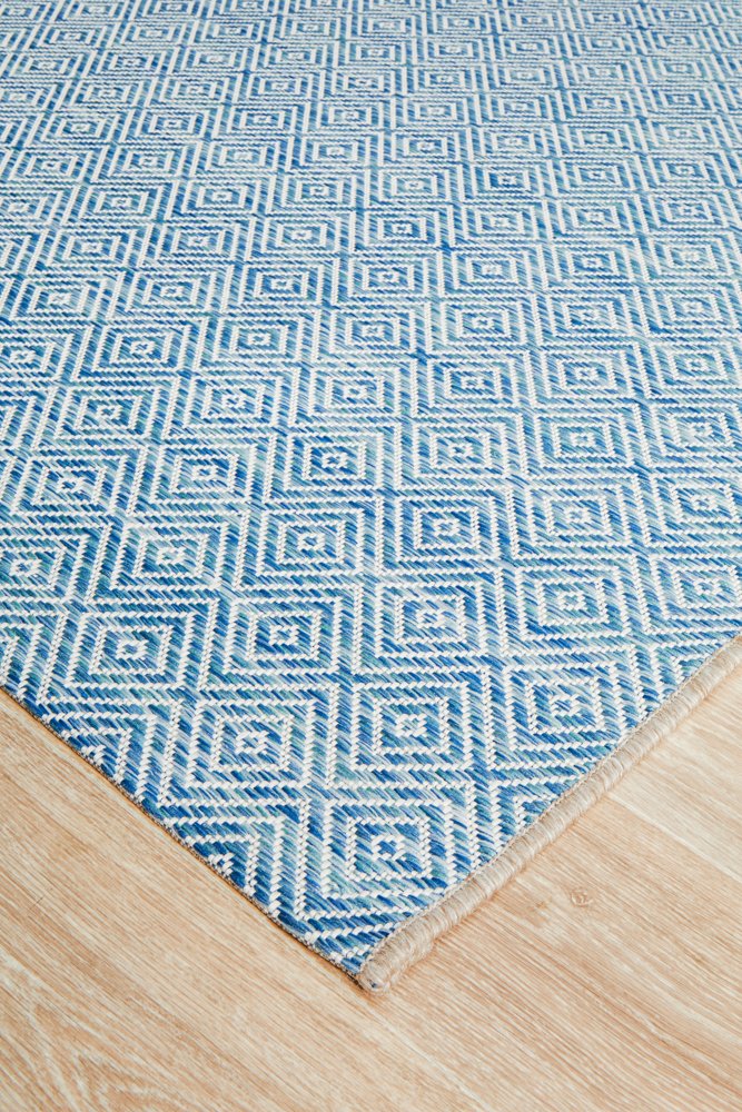 "Terrace" Hamptons Style Outdoor/Indoor Rug 5500, Blue - Image 2