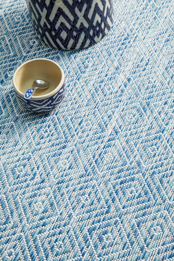 "Terrace" Hamptons Style Outdoor/Indoor Rug 5500, Blue - Image 5