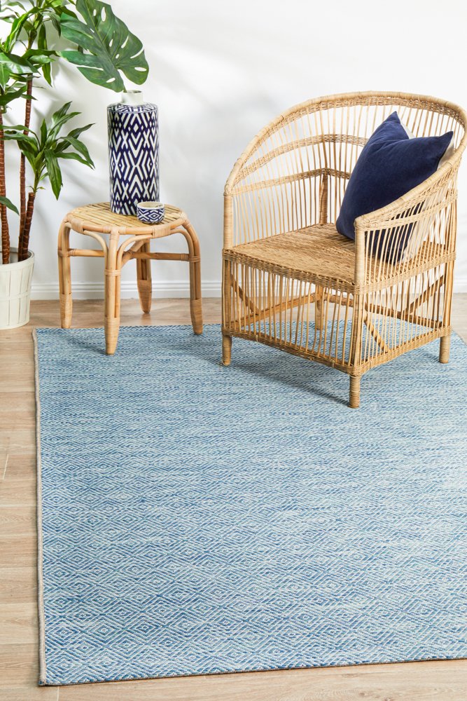 "Terrace" Hamptons Style Outdoor/Indoor Rug 5500, Blue - Image 8