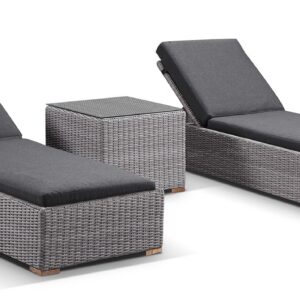 wp-image-tigress-39226.jpg "Waikiki" Hamptons Style Wicker Sun Lounge Set in Brushed Grey with Denim Cushions & Side Table
