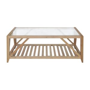 wp-image-tigress-39364.jpg "Cabana" Hamptons Style Solid Timber Glass Top Coffee Table, Natural Oak (RRP $1499)