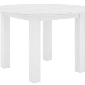 wp-image-tigress-39708.jpg "Cove" Hamptons Style Round Dining Table, Brushed White, 120cm DIA x 77cmH (RRP $999)