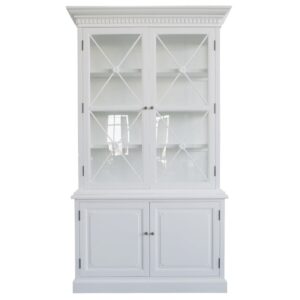 wp-image-tigress-39924.jpg "Balmoral" Hamptons Style Timber 2 Door Buffet and Hutch Display Cabinet, White 125cmW x 45cmD x 220cmH (RRP $4999)