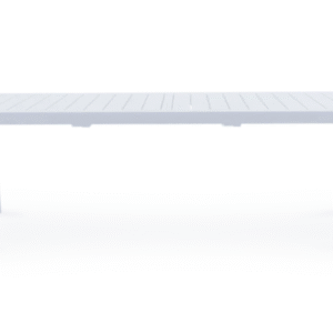wp-image-tigress-39946.png "Bayview" Hamptons Style Outdoor Aluminium Extension Dining Table in White, 230 - 345cm x 104cm x 75.5cmH