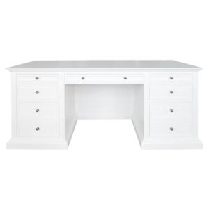wp-image-tigress-39977.jpg "Maine" Hamptons Style Timber Executive Desk, White, 180cmW x 74cmD x 78cmH (RRP $3999)