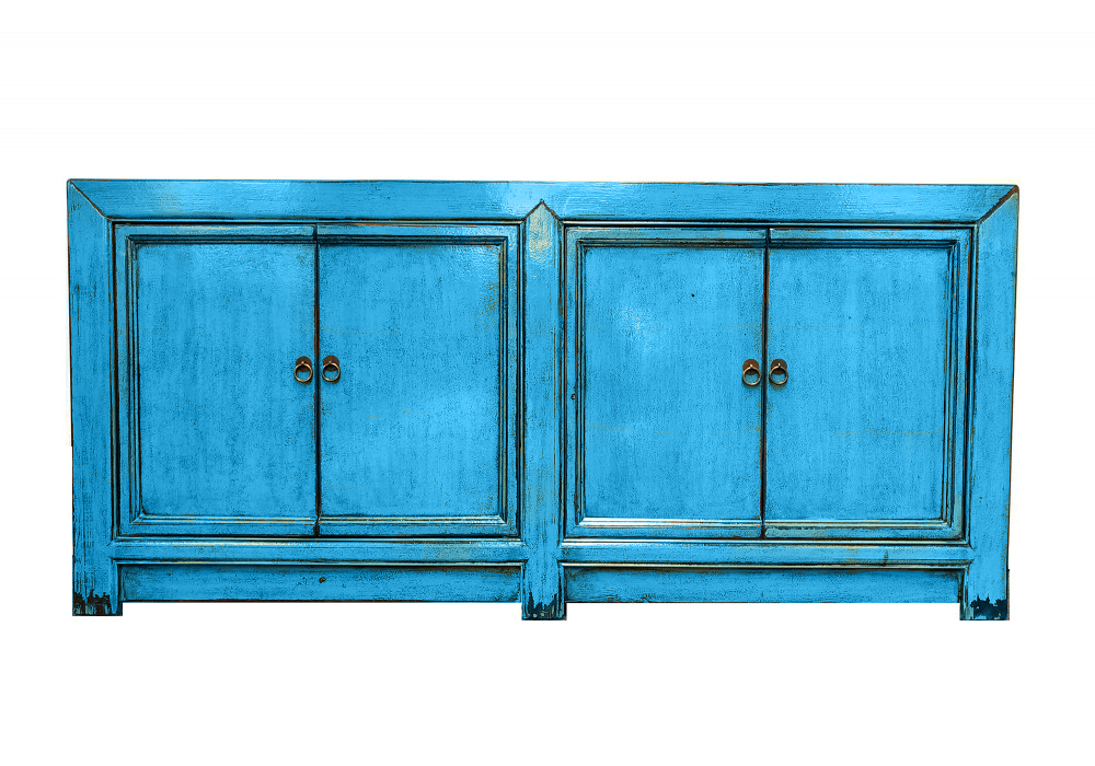 "Amaya" Hamptons Style Recycled Timber Sideboard Buffet, 171cm x 42cm x 81 CM (RRP $2499)
