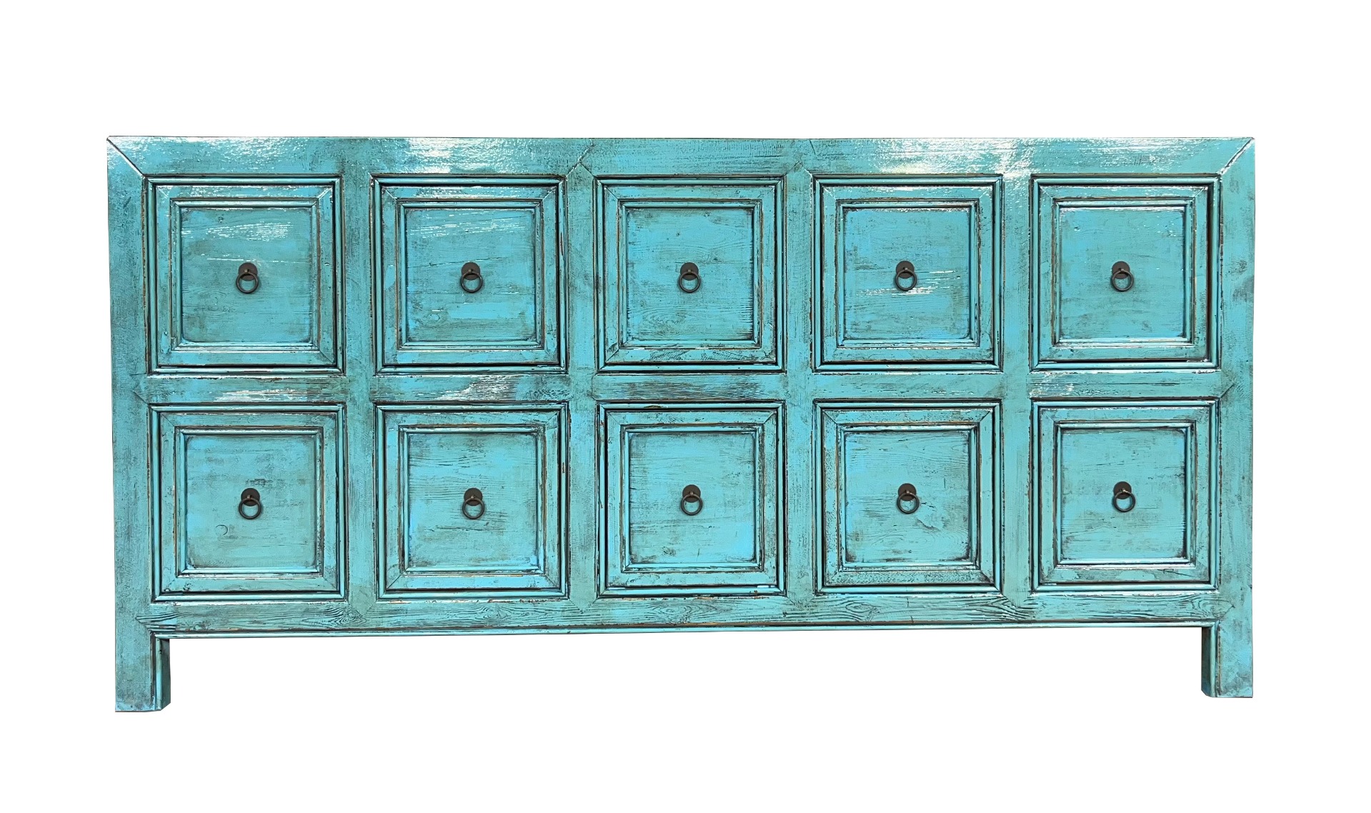 "Komodo" Hamptons Style Timber Buffet Sideboard, 180cm x 45cm x 90cm