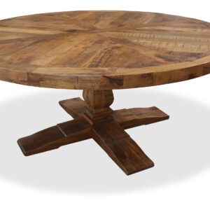 wp-image-tigress-40975.jpg "Whitsunday" Hamptons Style Parquetry Hardwood Timber 150cm Round Dining Table, Vintage Finish (RRP $2999)