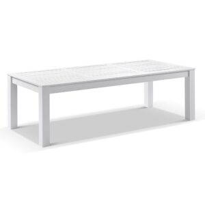 wp-image-tigress-41313.jpg "Hawaii" Outdoor Resort Hamptons Style Aluminium Dining Table White, 250cm x 100cm (RRP $1999)