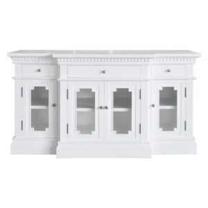 wp-image-tigress-41439.jpg "St James" Hamptons Style 4 Door Entertainmet Unit Buffet White, 152cmW x 55cmD x 80cmH (RRP $3499)
