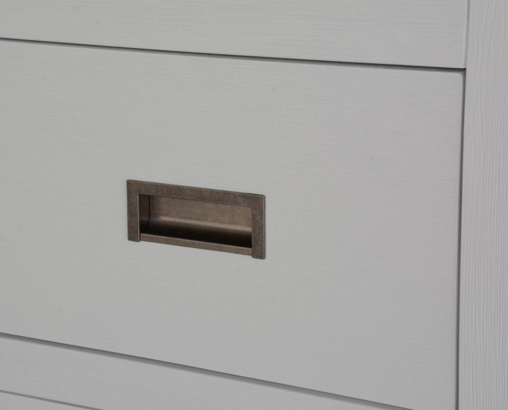 "Brampton" Hamptons Style Timber 8 Drawer Dresser White & Timber, 150X45X82CM (RRP $1999) - Image 3