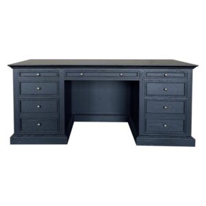 wp-image-tigress-42707.jpg "Maine" Hamptons Style Timber Executive Desk Black, 180cmW x 74cmD x 78cmH (RRP $3999)