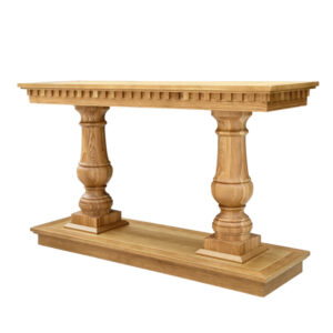 wp-image-tigress-42741.jpg "Cayman" Hamptons Style Timber Hall Console Table Natural Oak, 140cmW x 42cmD x 82cmH (RRP $1999)