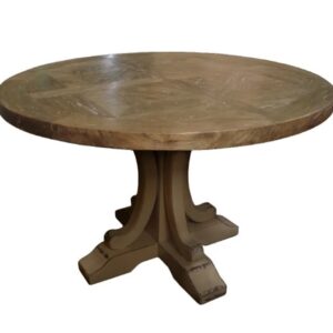 wp-image-tigress-42856.jpg "Maison" Hamptons Style Round Dining Table Pedestal Base Reclaimed Elm, Natural Base 140cm (RRP $2499)
