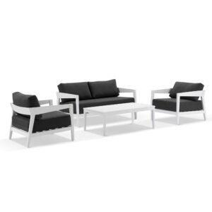 wp-image-tigress-43211.jpg Clontarf 2+1+1 Outdoor Aluminium Lounge Setting with Coffee Table, White with Grey Cushions