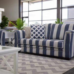 "Brighton" Hamptons Style 3.5 Seater Lounge, Australian 252cm x 95cm x 94cm, 5 Colours (RRP $3699)