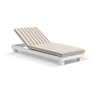 wp-image-tigress-43837.jpg "Hawaii" Hamptons Style Aluminium Sun Lounge in White with Sunbrella Cushion (RRP $2299)