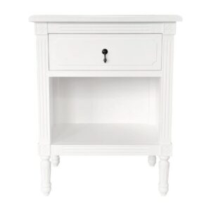 wp-image-tigress-43881.jpg "Westhampton" Hamptons Style Solid Timber Extra Large Side Table White, 60cmW x 45cmD x 76cmH (RRP $999)