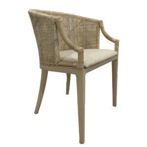 wp-image-tigress-43916.jpg "Hampton Bay" Hampton Style Rattan Dining Chair Whitewash, Whitewash Legs (RRP $549)