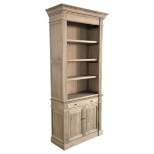 wp-image-tigress-44037.jpg "Daydream" Hamptons Style Library One Bay Bookcase Weathered Oak, 108cmW x 45cmD x 230cmH (RRP $3999)