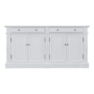 wp-image-tigress-44050.jpg "Whitsunday" Hamptons Style 4 Door 2 Drawer Buffet Sideboard White, 160cmW x 43cmD x 80cmH (RRP $3499)