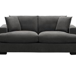 wp-image-tigress-44062.jpg "Hamilton" Superior Comfort 2 Seater Fabric & Feather Seat Lounge, Dark Grey W190 x D98 x H86 CM (RRP $1499)