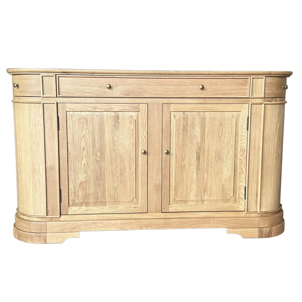 "William" 2 Door 3 Drawer Buffet Sideboard Natural Oak, 165cmW x 48cmD x 96cmH (RRP $3499)