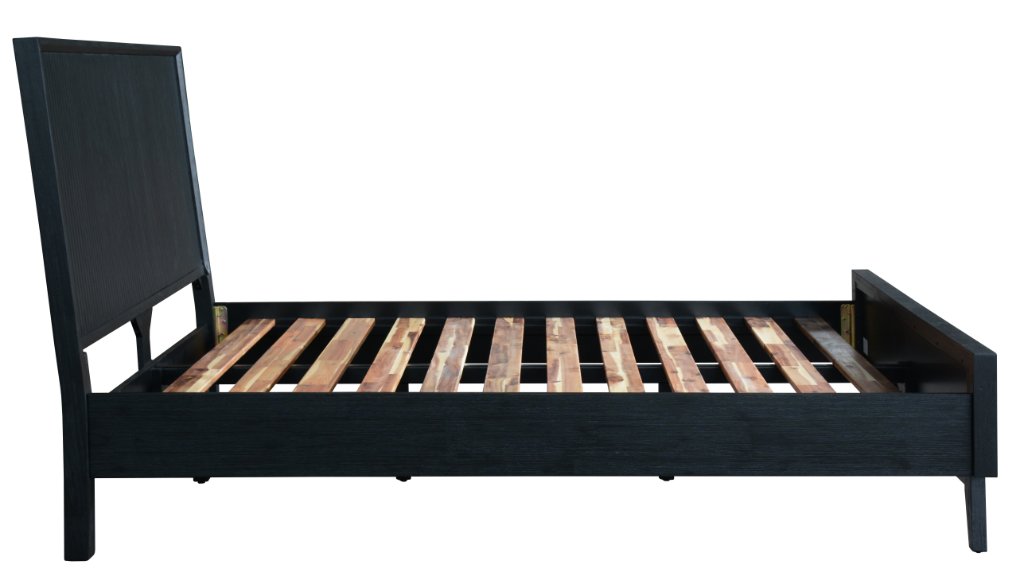 "Ellie" Hamptons Style King Bed, Black W191 x D223 x H120 CM (RRP $1699) - Image 2
