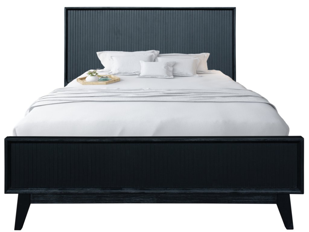 "Ellie" Hamptons Style King Bed, Black W191 x D223 x H120 CM (RRP $1699) - Image 6