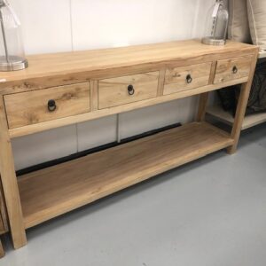 wp-image-tigress-45104.jpg "Kingscliff" Recycled Elm Timber 4 Drawer Hall Table, 174cm x 40cm x 84cm (RRP $1999)