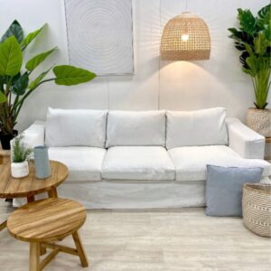 wp-image-tigress-45214.jpg "Southampton" Hamptons Style Fabric 3 Seater Sofa Lounge Feather Filled with Removable Slip Covers, White (RRP $3499)