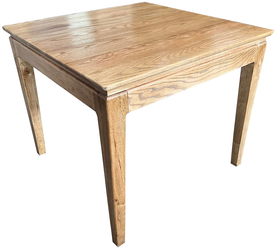 "Crown" Resort Style Oak Timber Dining Table, 90cmL x 90cmD x 77cmH (RRP $1499)