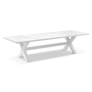 wp-image-tigress-45482.jpg "Montego Bay" Hamptons Style Outdoor Ceramic & Aluminium Dining Table White, L300m x D100cm (RRP $2999)