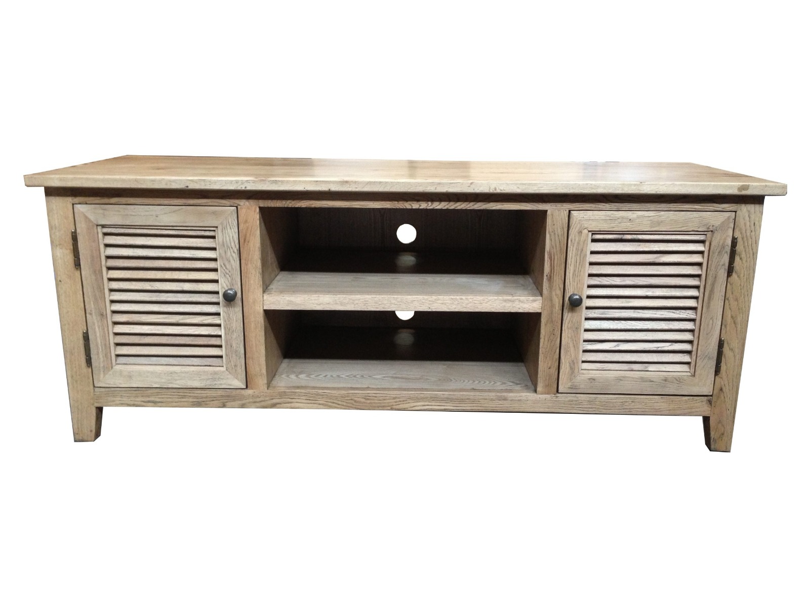 "Palm Beach" Timber TV Entertainment Unit Oak, 140cm x 50cm x 55cmH (RRP $1699)