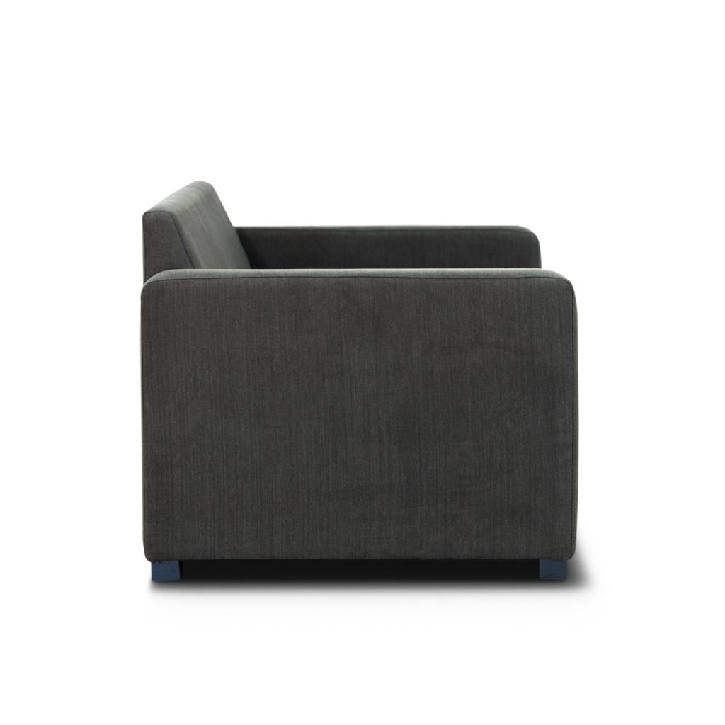 "Broadbeach" 3 Seater Sofa Bed Lounge with Queen Memory Foam Mattress, Charcoal W207 x D90 x H90 CM (RRP $1799) - Image 3