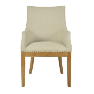 wp-image-tigress-46092.jpg Oakwood Hamptons Linen Armchair Natural W/ Studs, W 64cm D 57cm H 93.5cm (RRP $799)