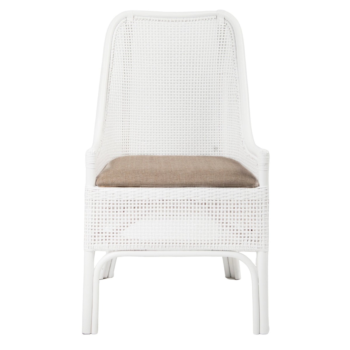 Southbeach Hamptons Dining Chair White, W 54 D 56 H 96cm (RRP $449)
